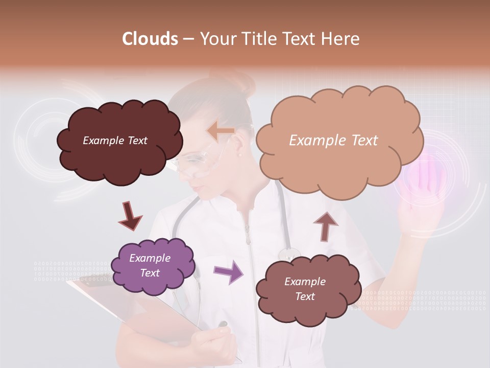 Flow Smile Push PowerPoint Template