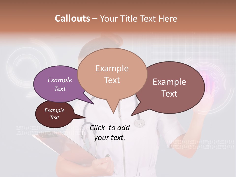 Flow Smile Push PowerPoint Template
