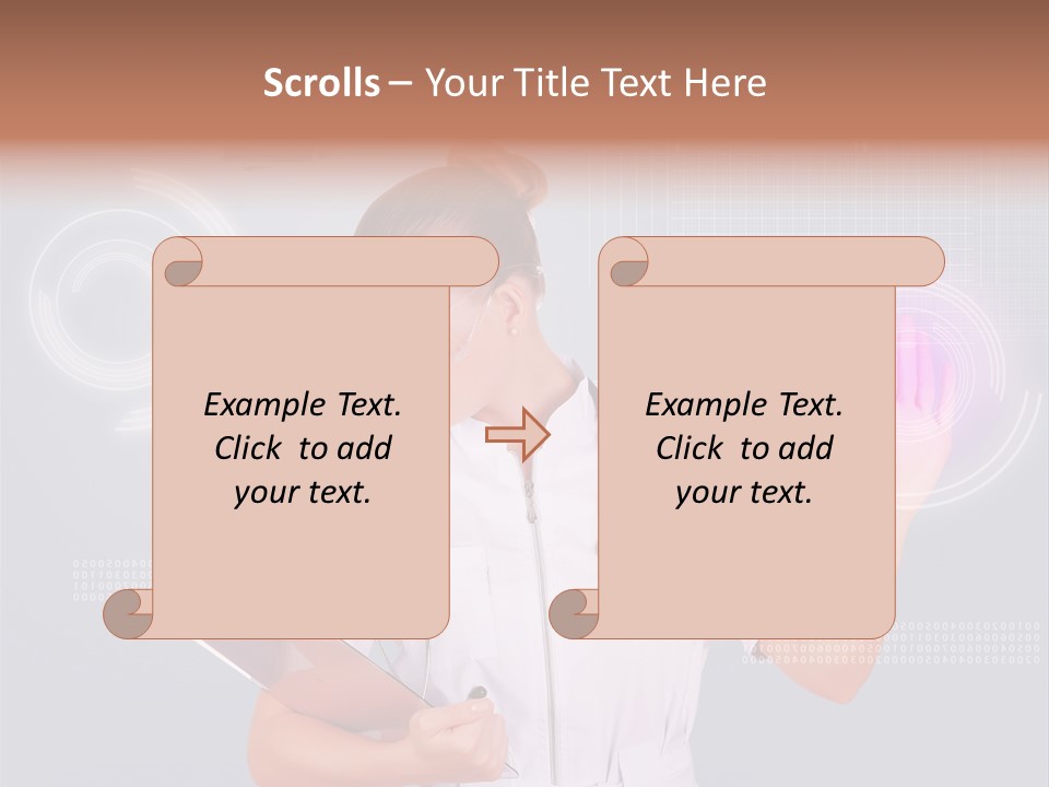 Flow Smile Push PowerPoint Template