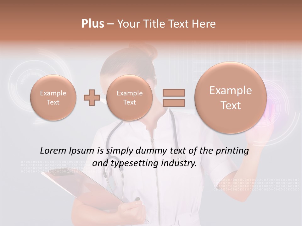 Flow Smile Push PowerPoint Template