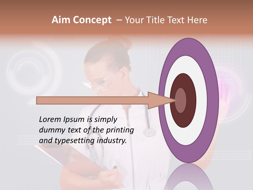 Flow Smile Push PowerPoint Template