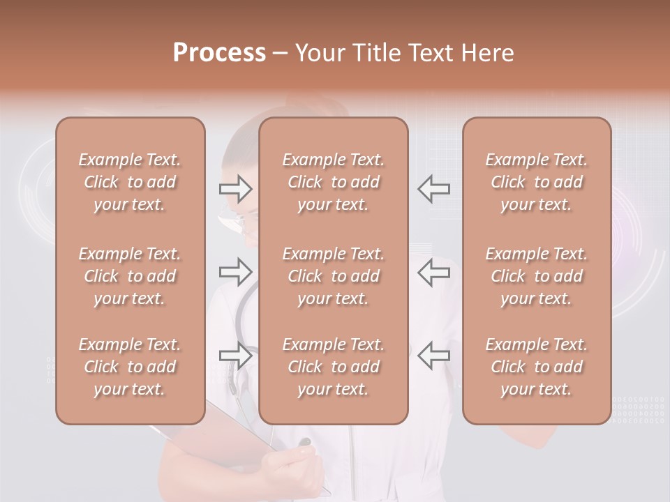Flow Smile Push PowerPoint Template