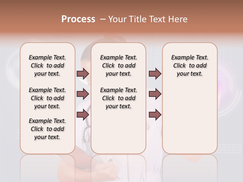 Flow Smile Push PowerPoint Template