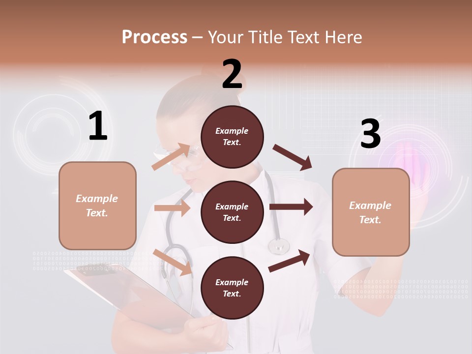 Flow Smile Push PowerPoint Template