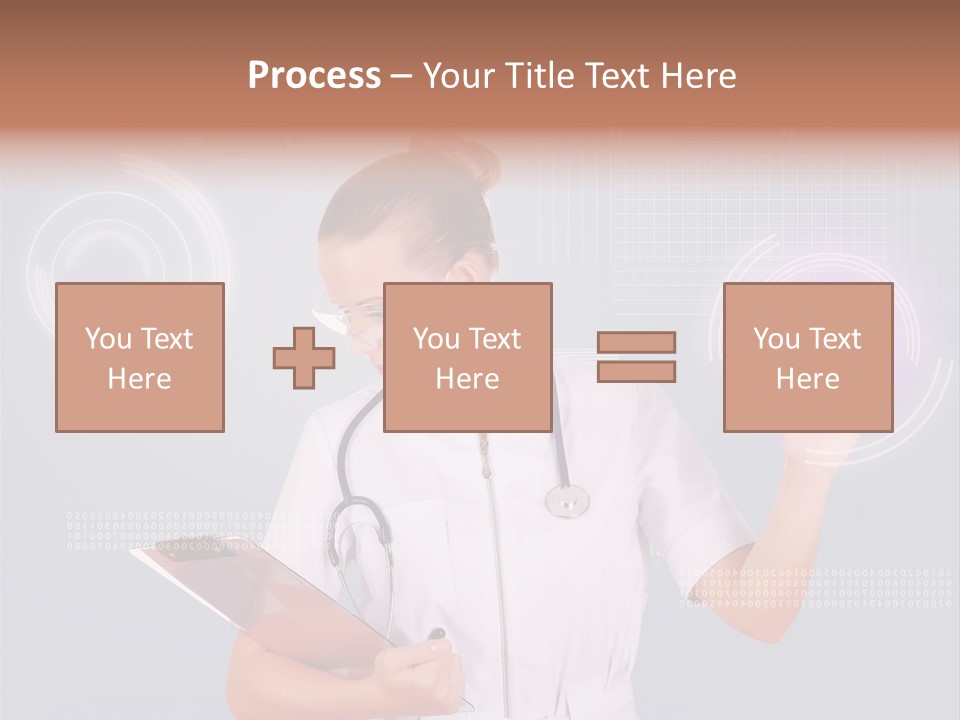Flow Smile Push PowerPoint Template