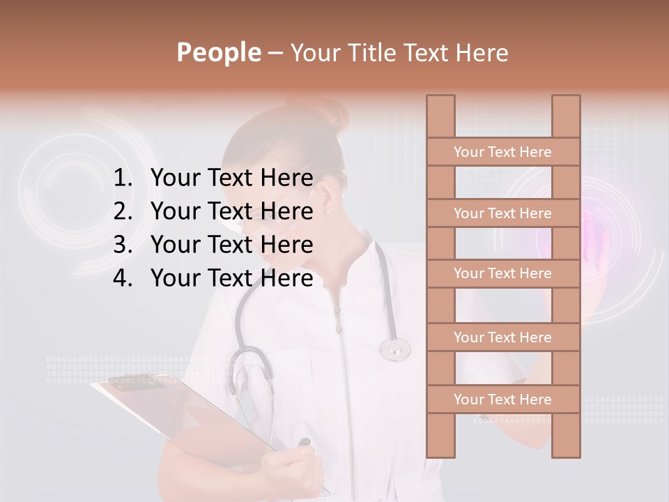 Flow Smile Push PowerPoint Template
