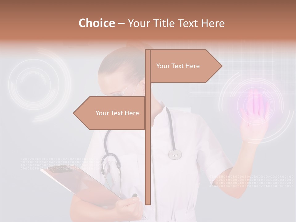 Flow Smile Push PowerPoint Template
