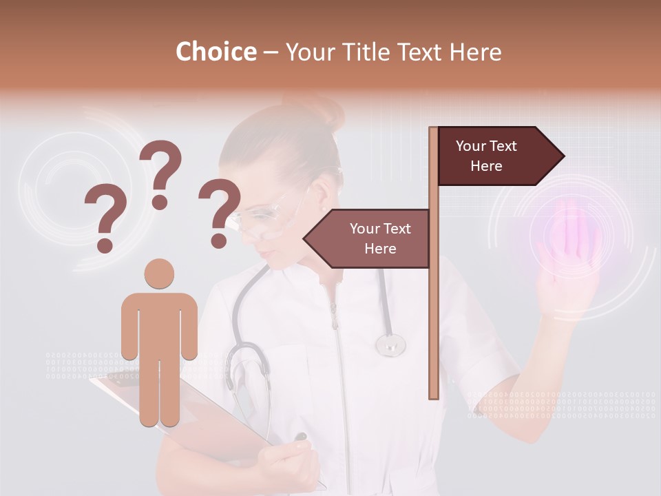 Flow Smile Push PowerPoint Template