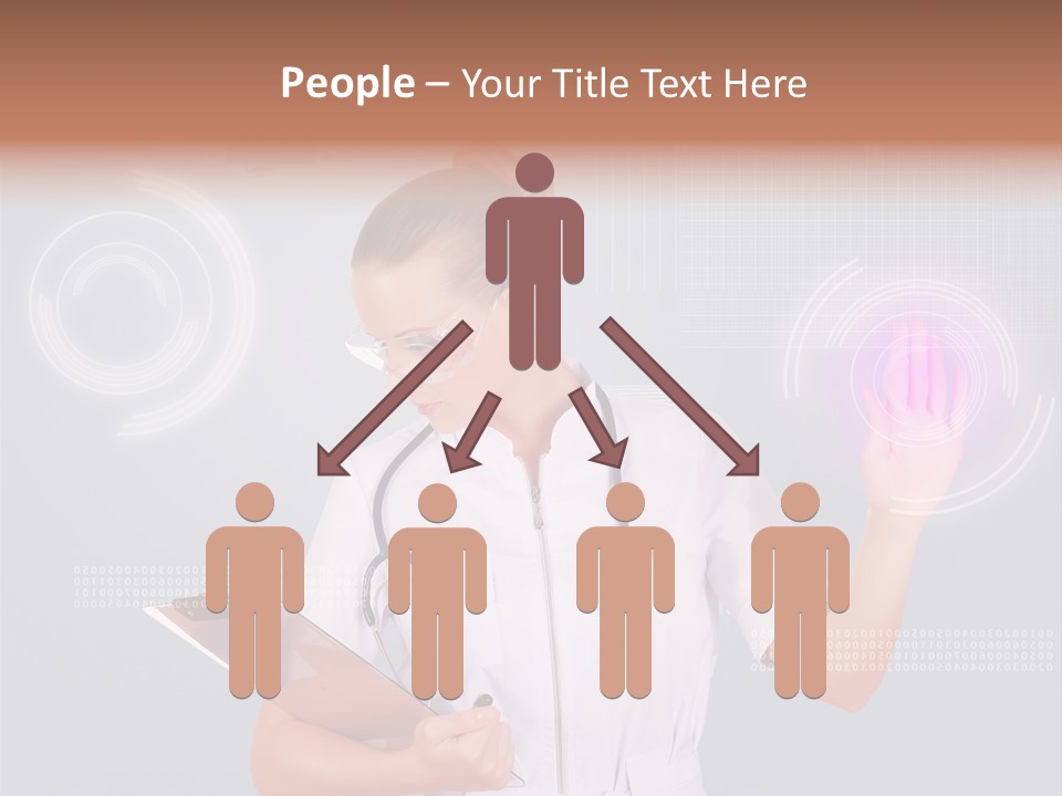 Flow Smile Push PowerPoint Template