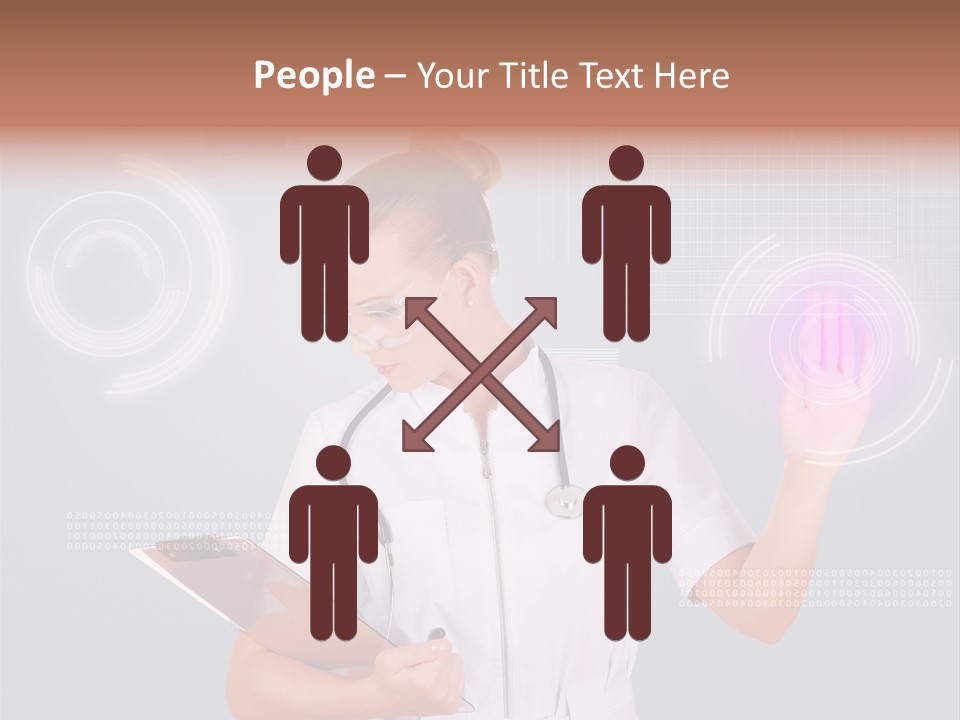 Flow Smile Push PowerPoint Template