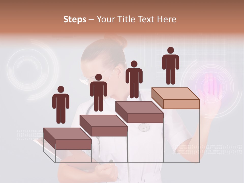 Flow Smile Push PowerPoint Template