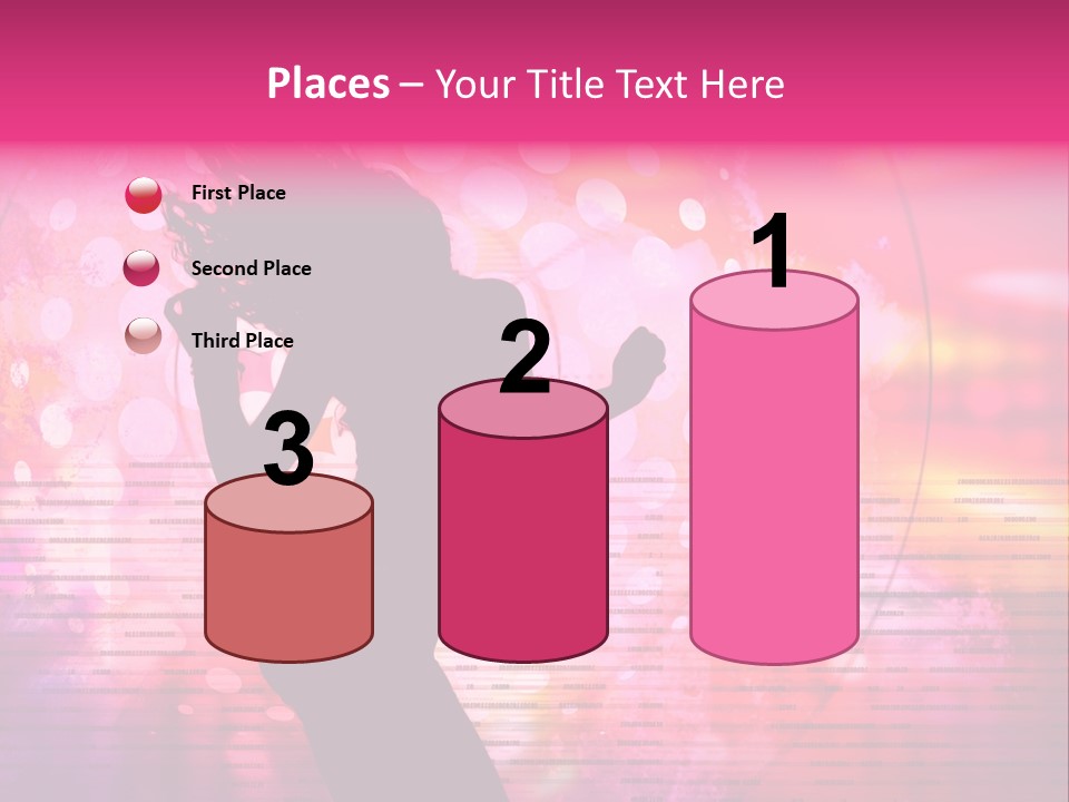 Move Black Laser PowerPoint Template