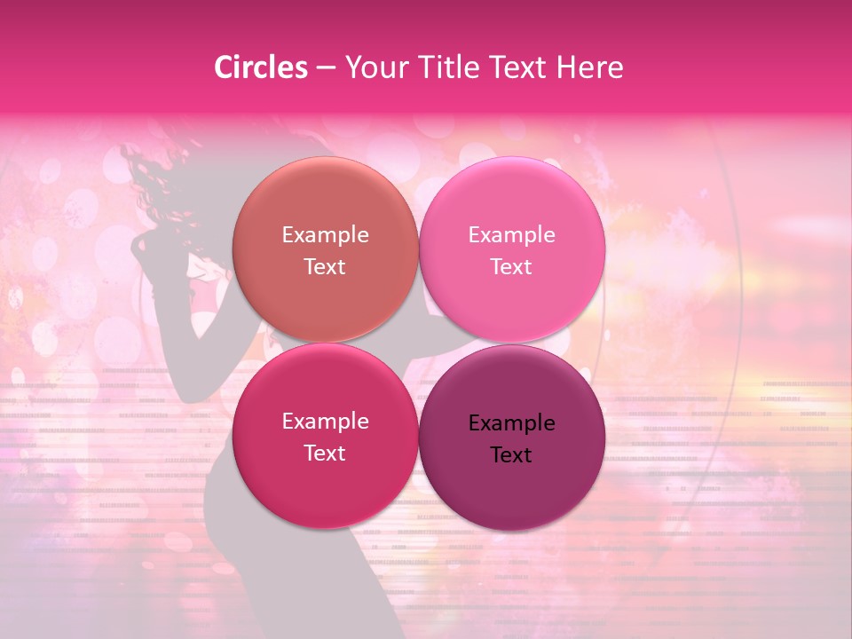 Move Black Laser PowerPoint Template