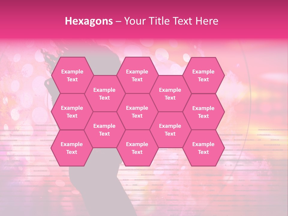 Move Black Laser PowerPoint Template