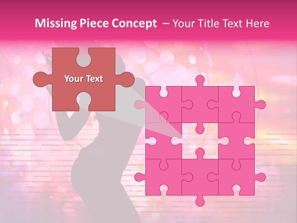 Move Black Laser PowerPoint Template