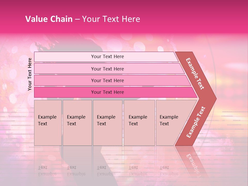 Move Black Laser PowerPoint Template