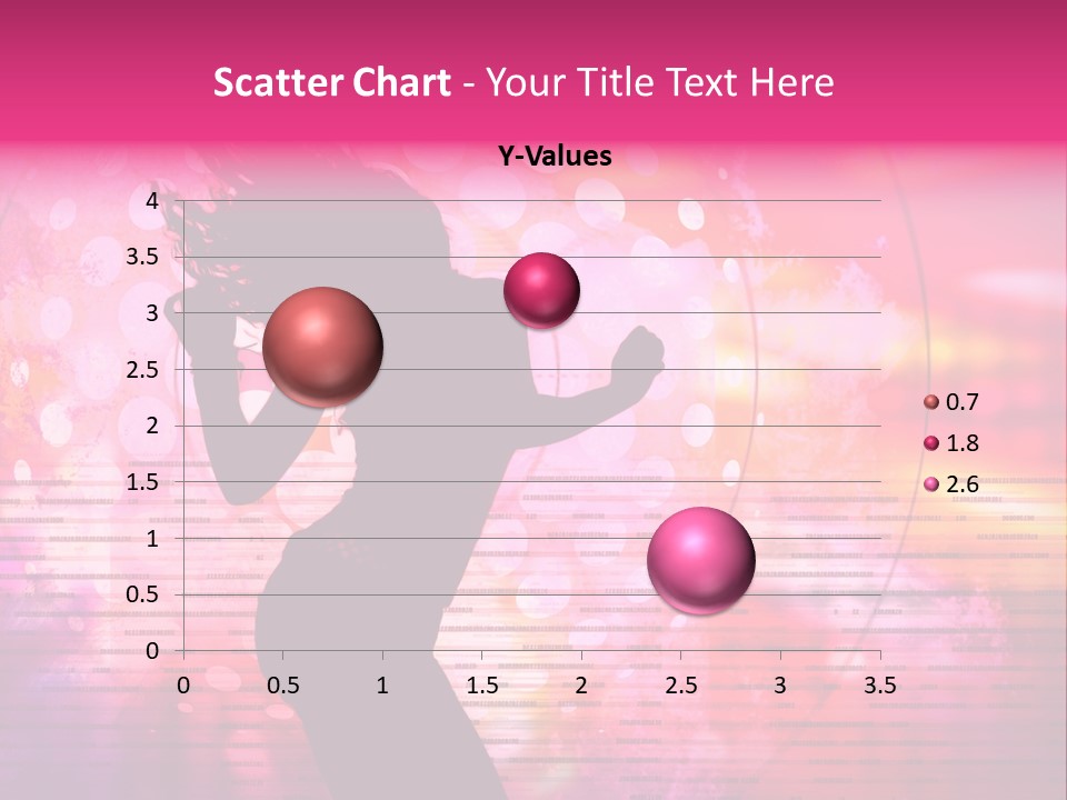 Move Black Laser PowerPoint Template