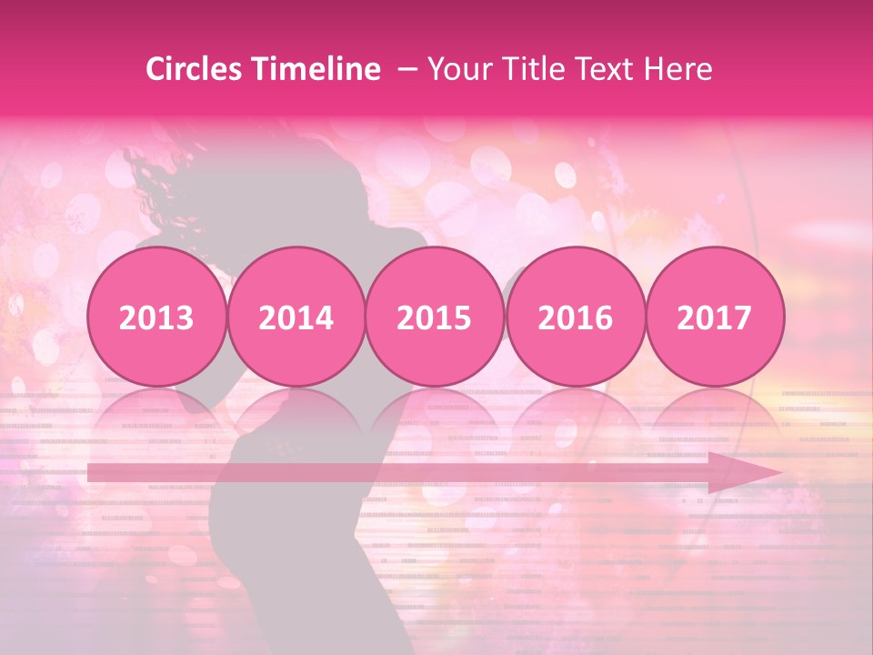 Move Black Laser PowerPoint Template