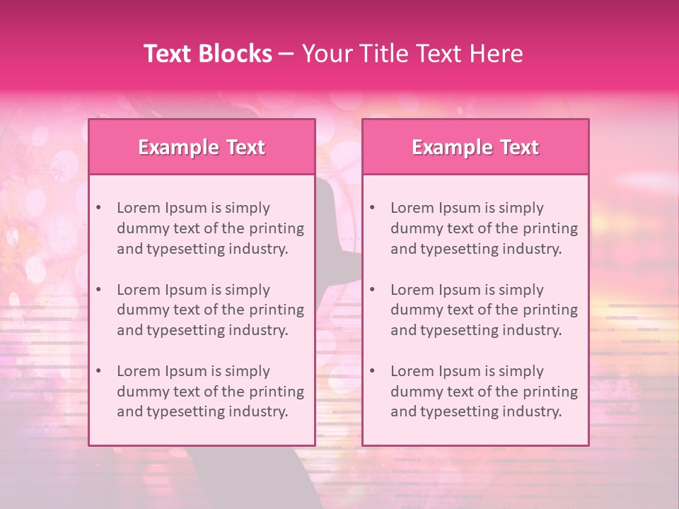 Move Black Laser PowerPoint Template