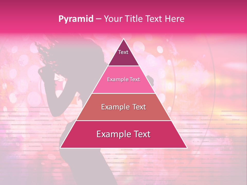 Move Black Laser PowerPoint Template