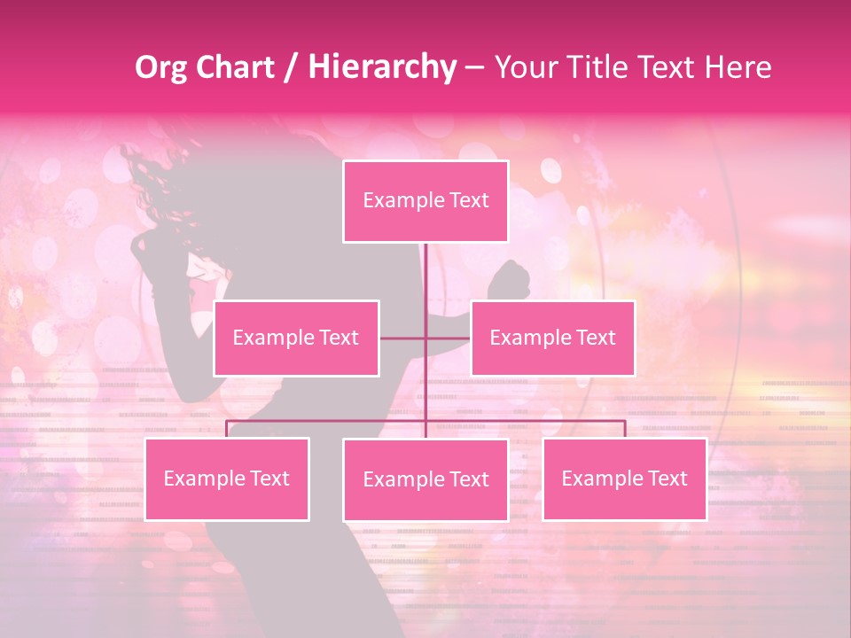 Move Black Laser PowerPoint Template