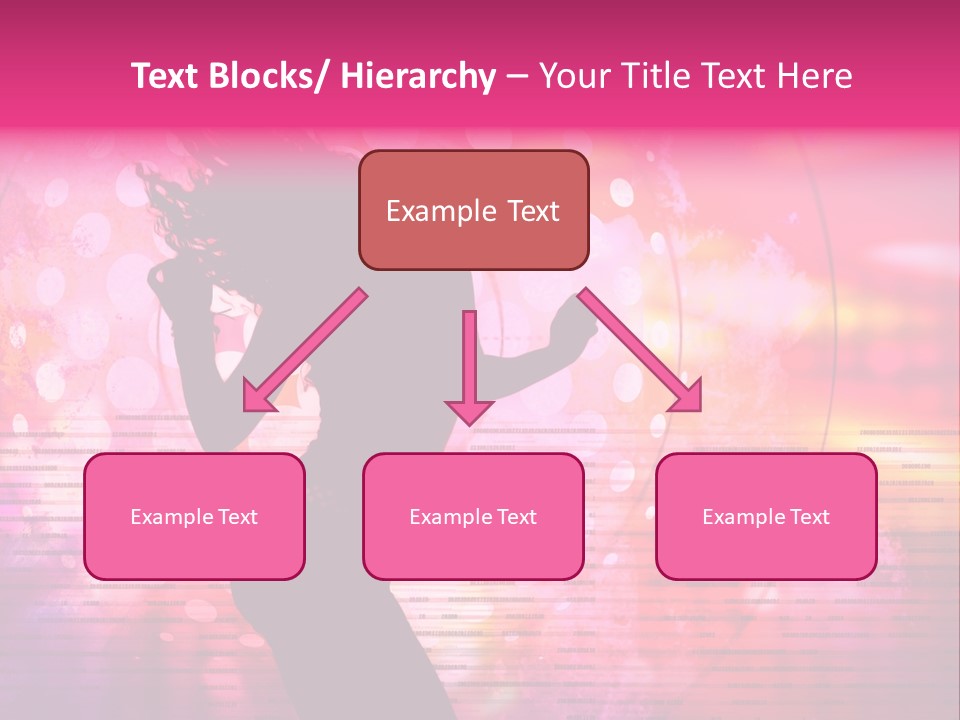 Move Black Laser PowerPoint Template