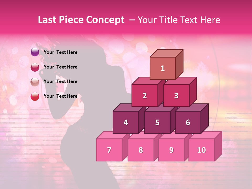 Move Black Laser PowerPoint Template