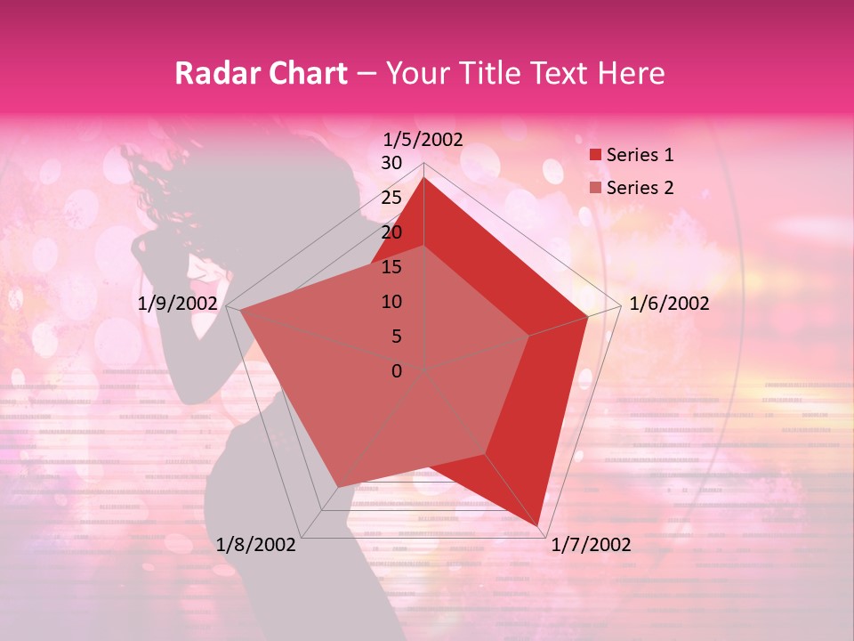 Move Black Laser PowerPoint Template
