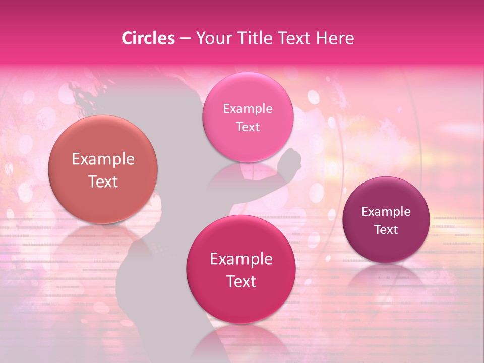 Move Black Laser PowerPoint Template