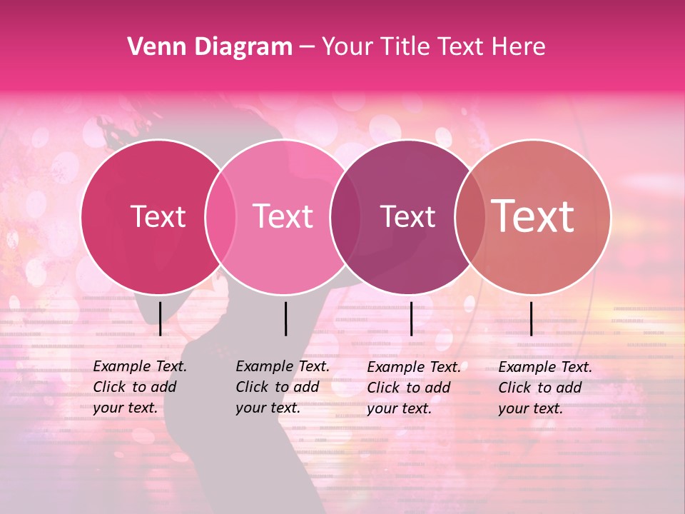 Move Black Laser PowerPoint Template