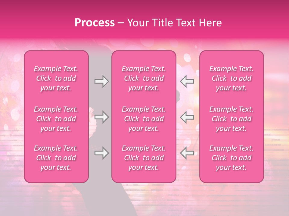 Move Black Laser PowerPoint Template
