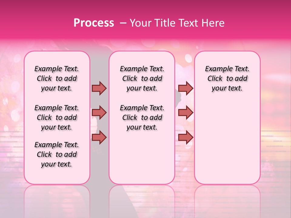 Move Black Laser PowerPoint Template