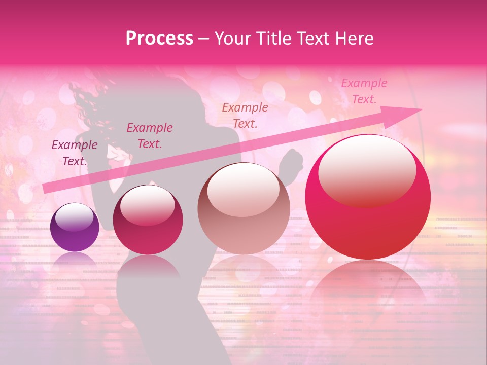 Move Black Laser PowerPoint Template