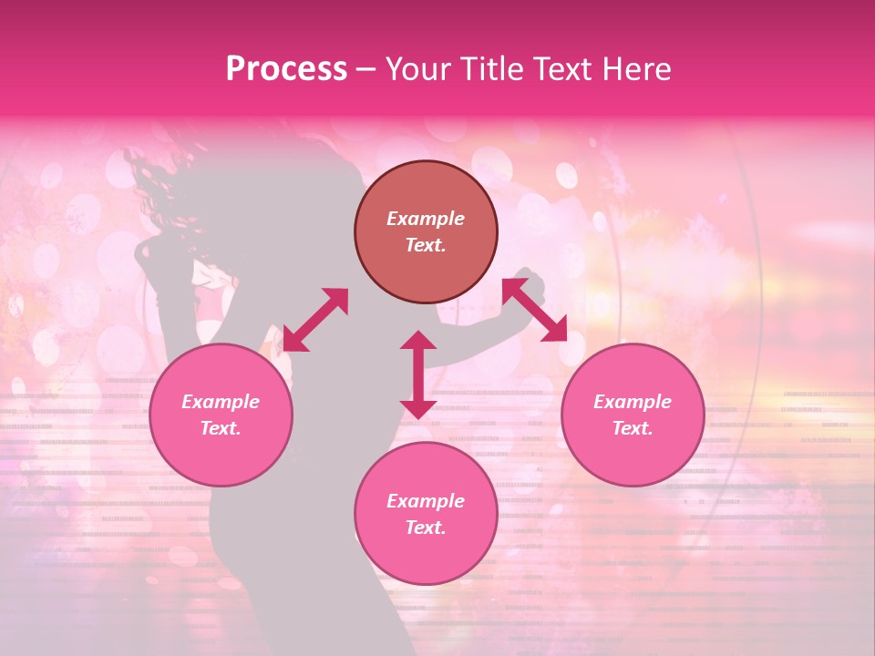 Move Black Laser PowerPoint Template