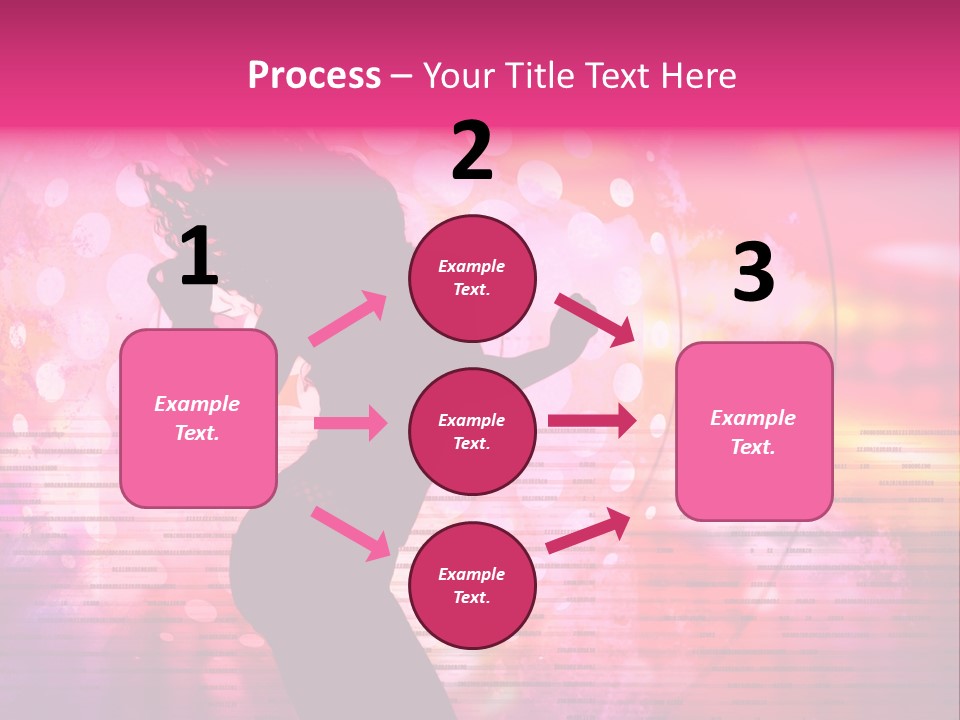 Move Black Laser PowerPoint Template