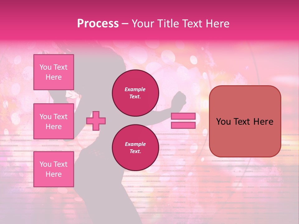 Move Black Laser PowerPoint Template