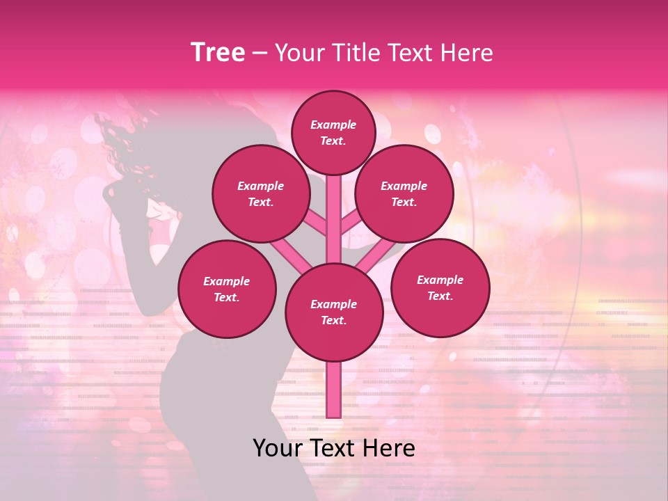 Move Black Laser PowerPoint Template