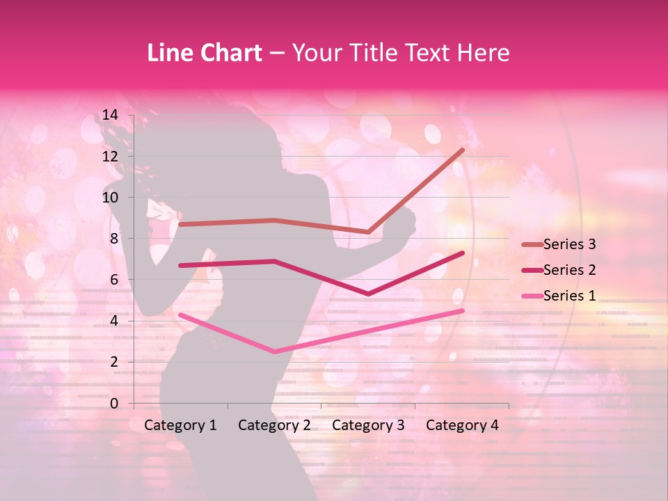 Move Black Laser PowerPoint Template