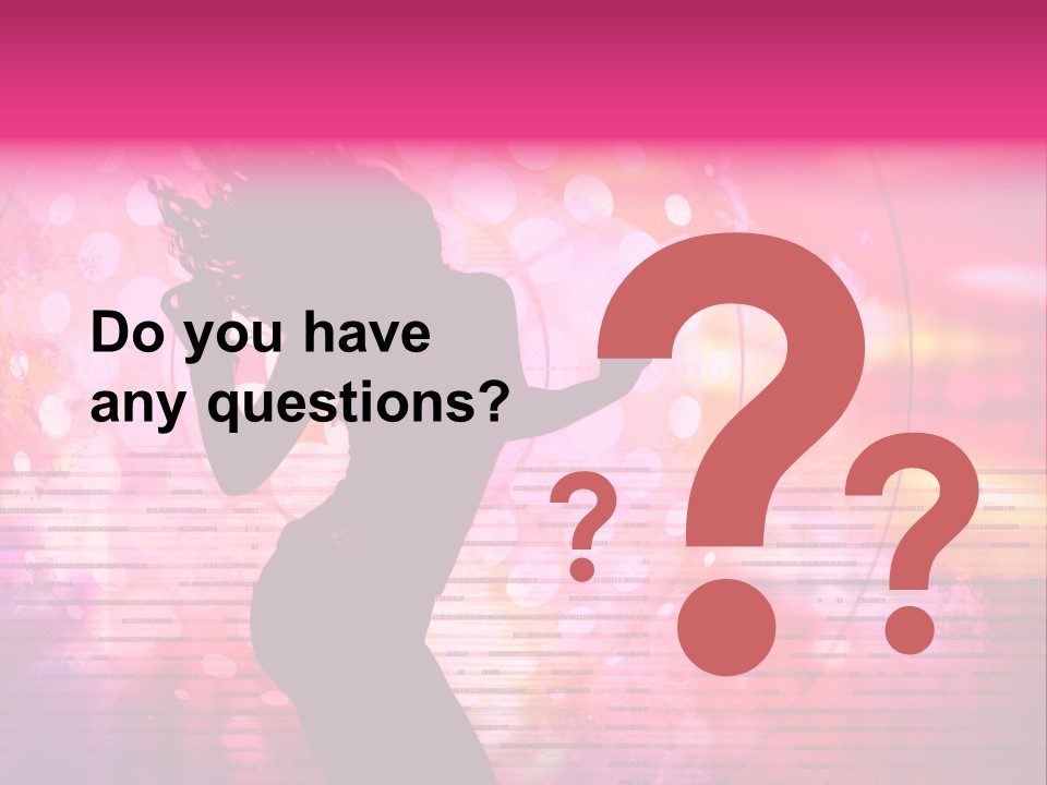 Move Black Laser PowerPoint Template