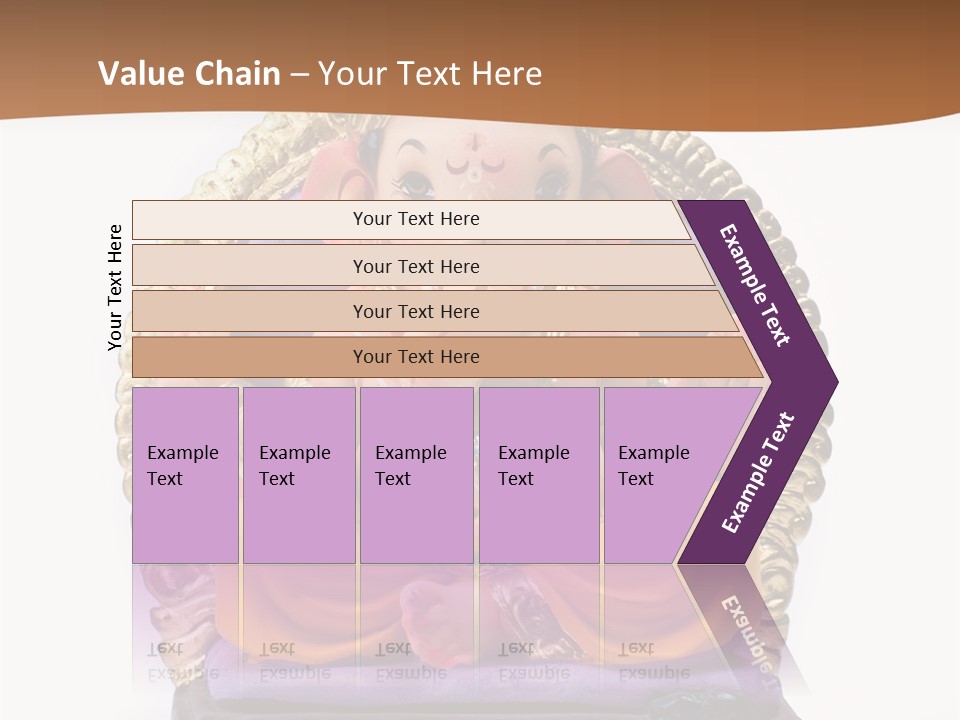 White Religious Idol PowerPoint Template