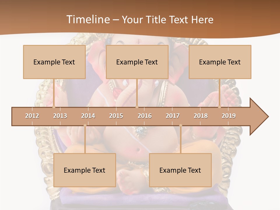 White Religious Idol PowerPoint Template