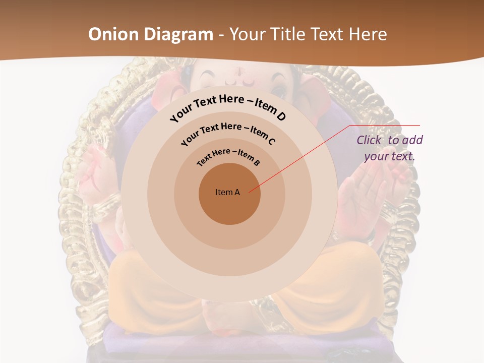 White Religious Idol PowerPoint Template