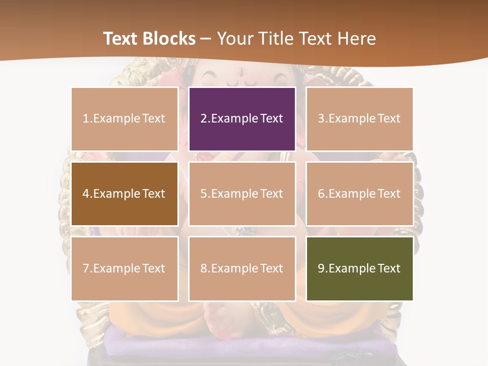 White Religious Idol PowerPoint Template