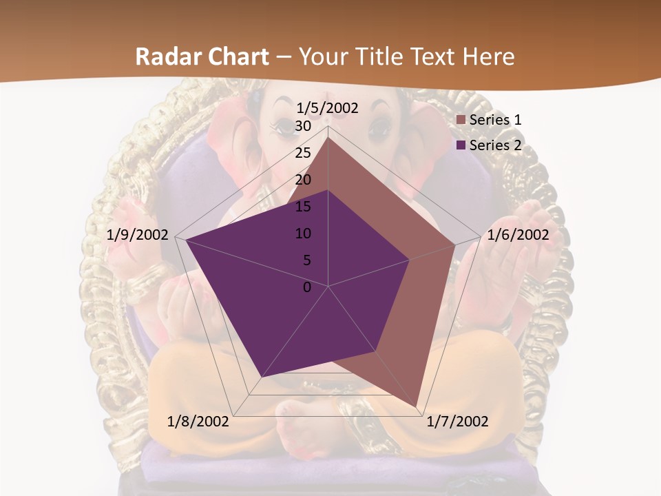 White Religious Idol PowerPoint Template