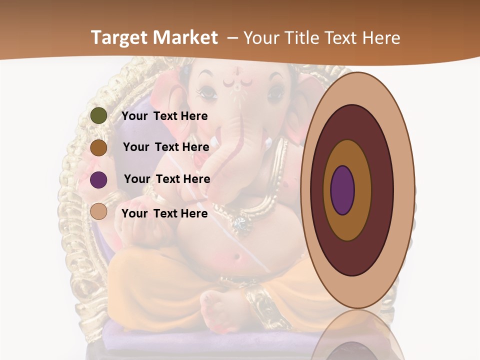 White Religious Idol PowerPoint Template