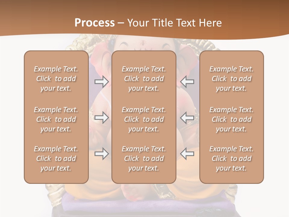 White Religious Idol PowerPoint Template