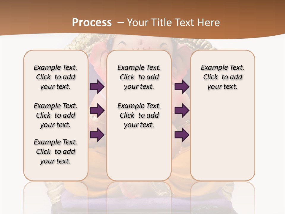 White Religious Idol PowerPoint Template