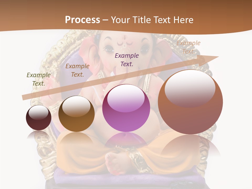White Religious Idol PowerPoint Template