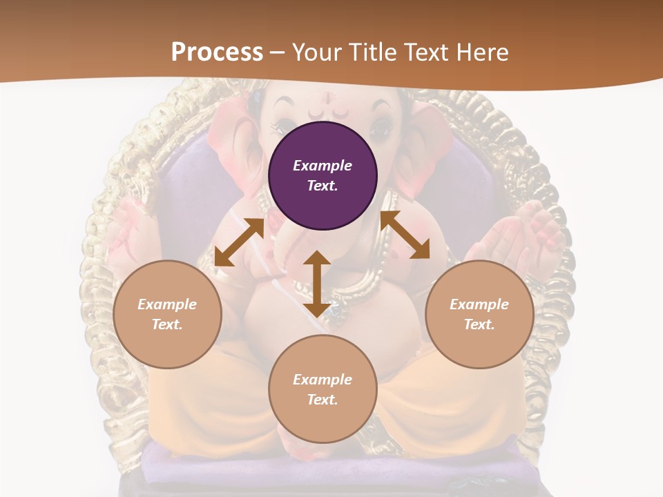 White Religious Idol PowerPoint Template