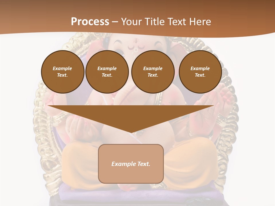 White Religious Idol PowerPoint Template